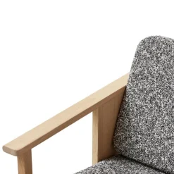 Form & Refine Block lounge chair, white oiled oak - Kvadrat Zero 0004