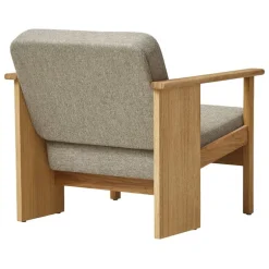 Form & Refine Block lounge chair, oiled oak - Hallingdal 65 0227