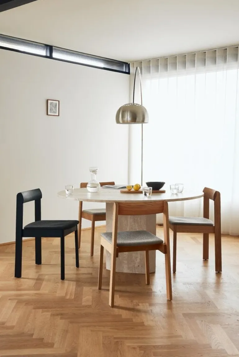 Form & Refine Blueprint chair, black stained oak - Hallingdal 65 0376