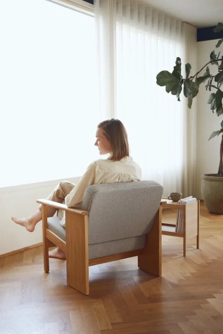 Form & Refine Journal side table, oiled oak