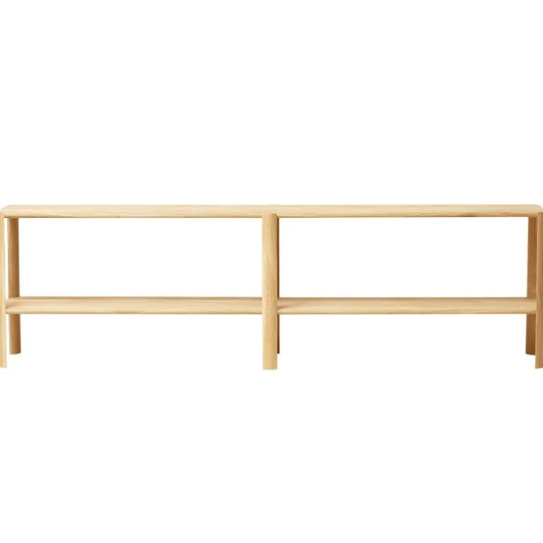 Form & Refine Leaf shelf 2x2, white oiled oak