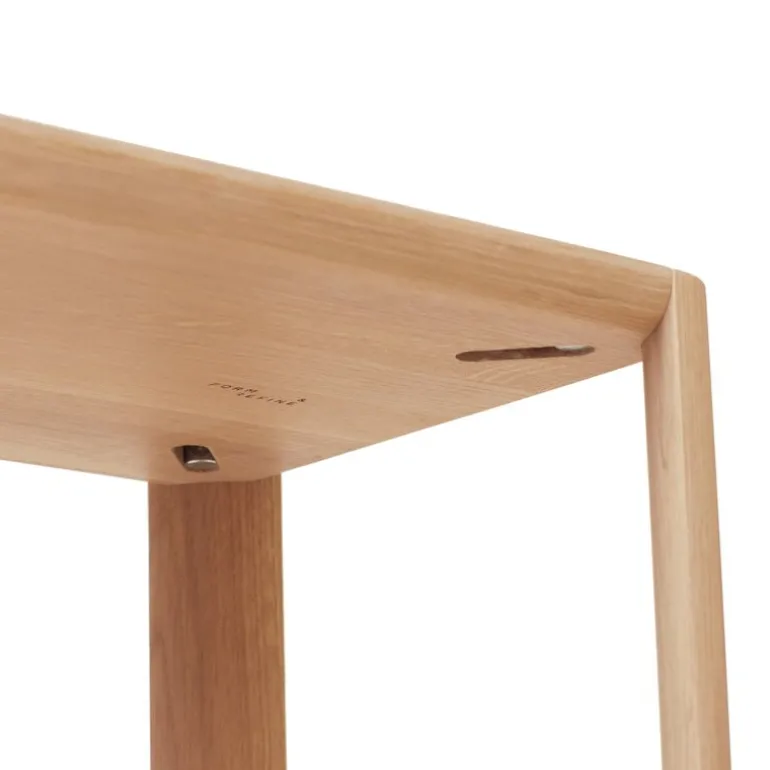 Form & Refine Leaf shelf 2x2, white oiled oak