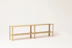 Form & Refine Leaf shelf 2x2, white oiled oak