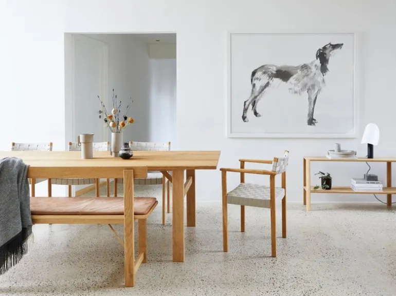 Form & Refine Leaf shelf 2x2, white oiled oak