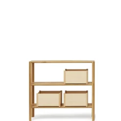 Form & Refine Leaf shelf 1x3, oak