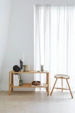 Form & Refine Leaf shelf 1x2, white oiled oak