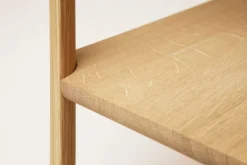 Form & Refine Leaf shelf 1x2, white oiled oak