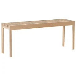 Form & Refine Lightweight bench, white oiled oak