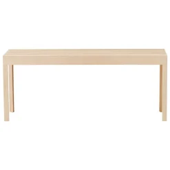 Form & Refine Lightweight bench, white oiled oak