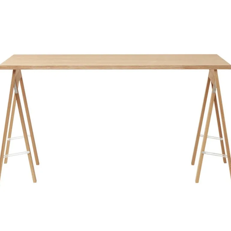 Form & Refine Linear table top, 125 x 68 cm, white oiled oak