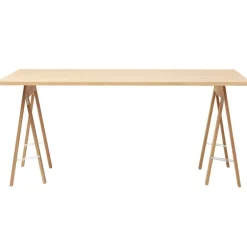 Form & Refine Linear table top, 165 x 88 cm, white oiled oak