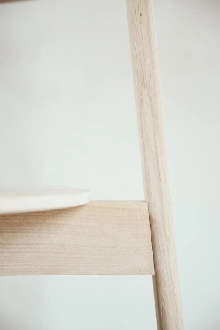 Form & Refine Lunar chair, white oiled oak