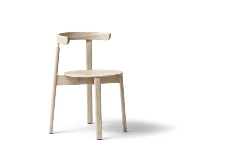 Form & Refine Lunar chair, white oiled oak