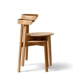 Form & Refine Lunar chair, oiled oak