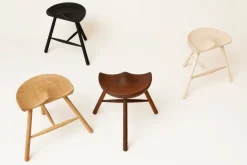 Form & Refine Shoemaker Chair No. 49 stool, smoked oak