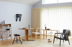 Form & Refine Shoemaker Chair No. 49 stool, smoked oak