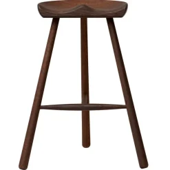 Form & Refine Shoemaker Chair No. 68 bar stool, smoked oak