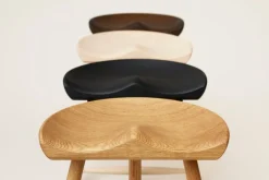 Form & Refine Shoemaker Chair No. 68 bar stool, smoked oak