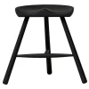 Form & Refine Shoemaker Chair No. 49 stool, black beech