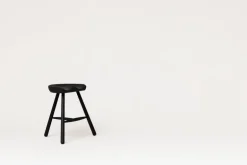 Form & Refine Shoemaker Chair No. 49 stool, black beech