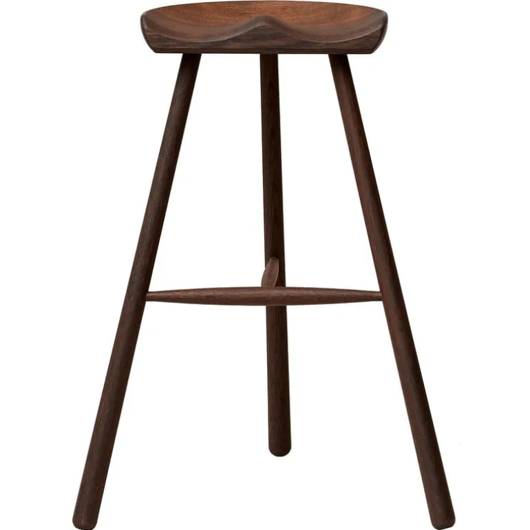 Form & Refine Shoemaker Chair No. 78 bar stool, smoked oak