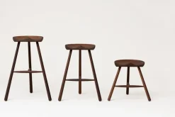 Form & Refine Shoemaker Chair No. 78 bar stool, smoked oak