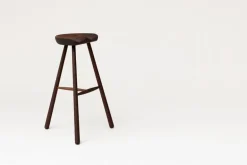 Form & Refine Shoemaker Chair No. 78 bar stool, smoked oak