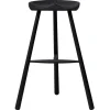 Form & Refine Shoemaker Chair No. 78 bar stool, black beech