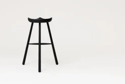 Form & Refine Shoemaker Chair No. 78 bar stool, black beech