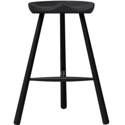 Form & Refine Shoemaker Chair No. 68 bar stool, black beech