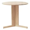 Form & Refine Trefoil table, 75 cm, white oak