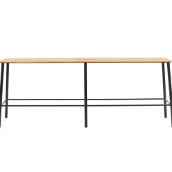 Frama Adam bench 120 cm, oak - matt black