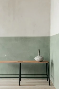 Frama Adam bench 120 cm, oak - matt black