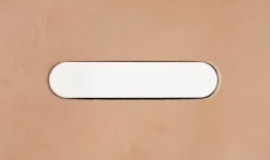 Frama Adam stool, 76 cm, natural leather - matt black