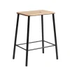 Frama Adam stool, 50 cm, oak - matt black