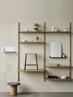 Frama Adam stool, 50 cm, oak - matt black