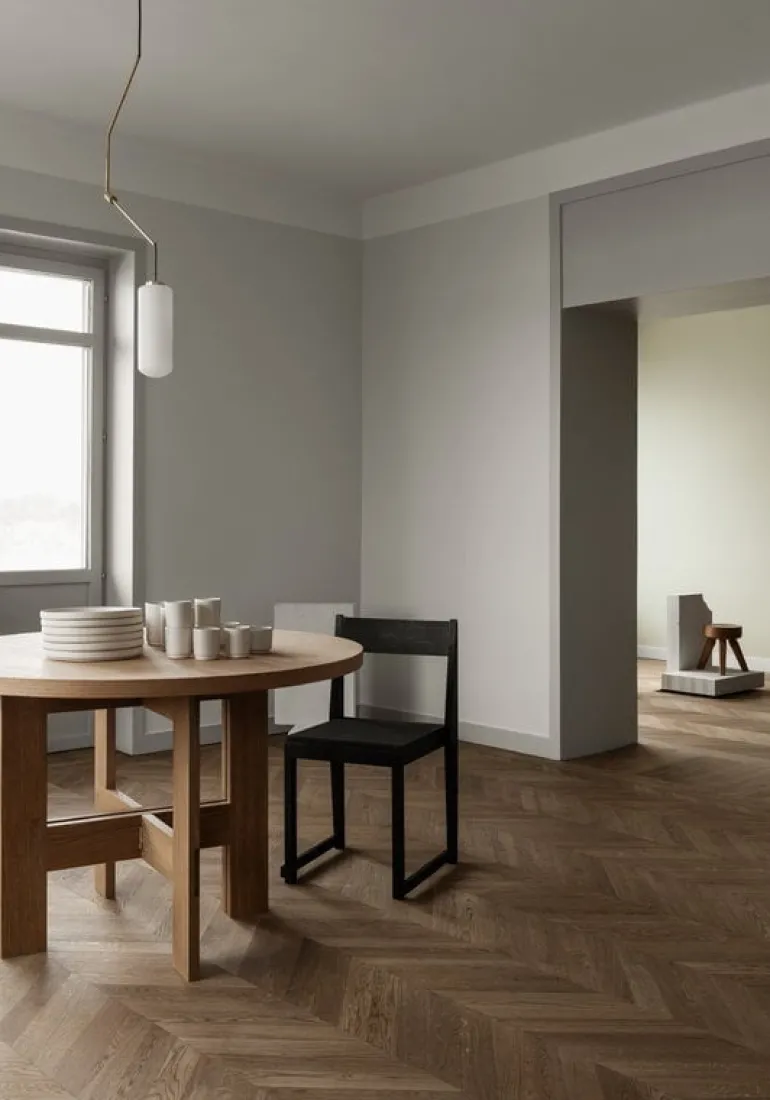 Frama AML stool, dark pine