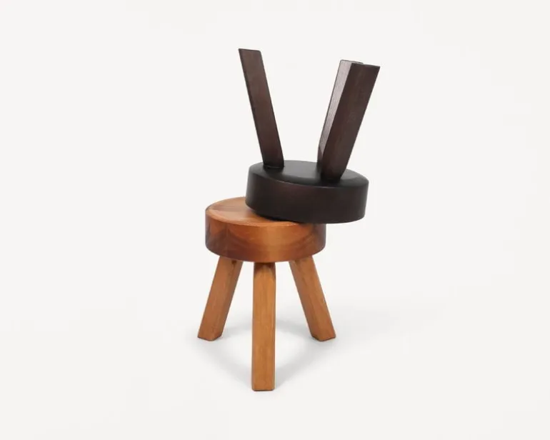 Frama AML stool, dark pine