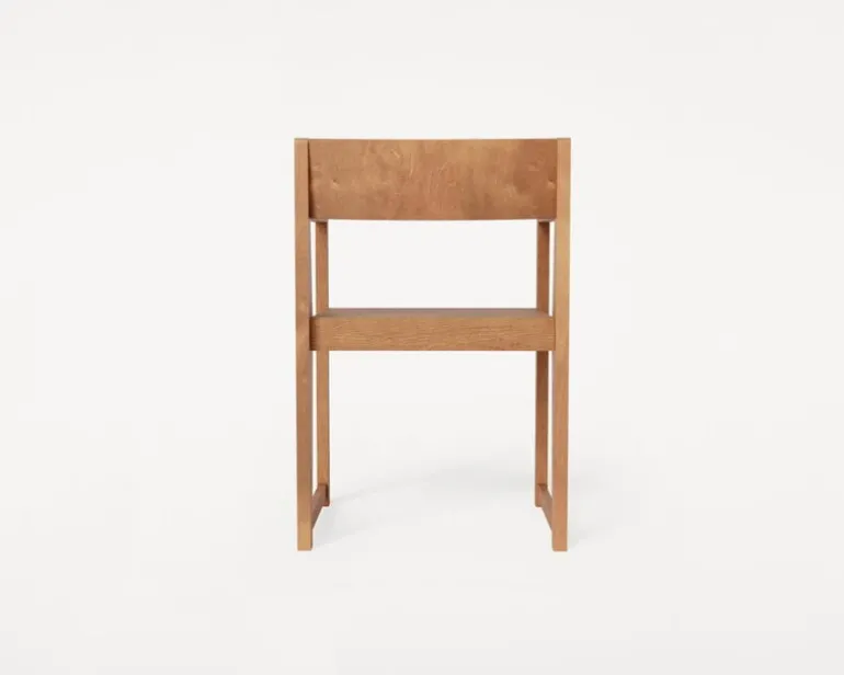 Frama Armrest Chair 01, warm brown birch