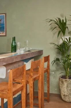 Frama Bar Chair 01, warm brown birch