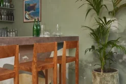 Frama Bar Chair 01, warm brown birch