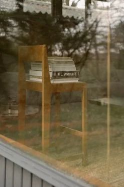 Frama Bar Chair 01, warm brown birch