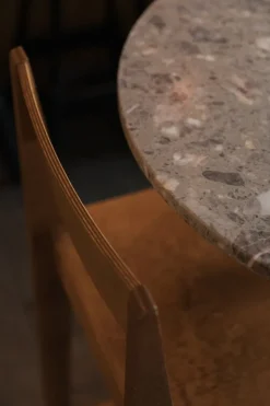 Frama Bar Chair 01, warm brown birch