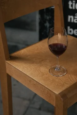 Frama Bar Chair 01, warm brown birch