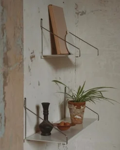 Frama D20 shelf, 80 cm, warm white steel