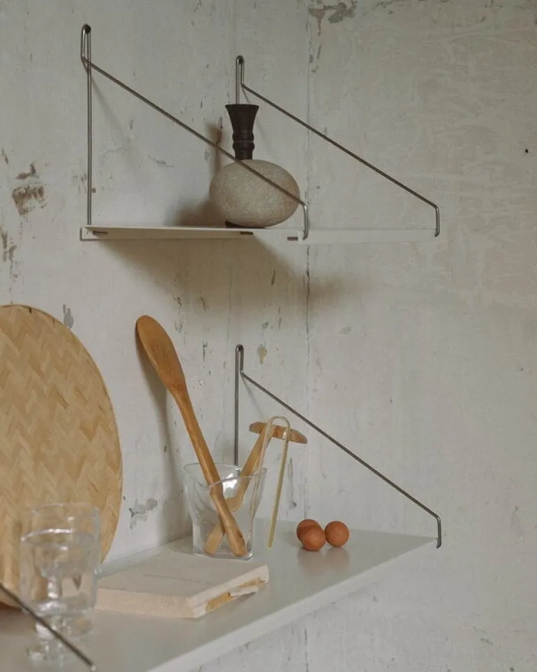 Frama D27 shelf, 60 cm, warm white steel