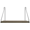 Frama D27 wall shelf, 40 cm, dark stained oak - black