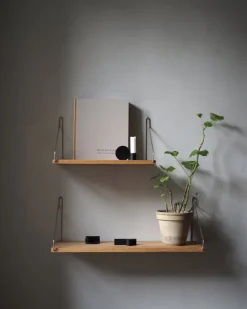 Frama D27 wall shelf, 60 cm, oak - steel