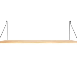 Frama D27 wall shelf, 80 cm, oak - black