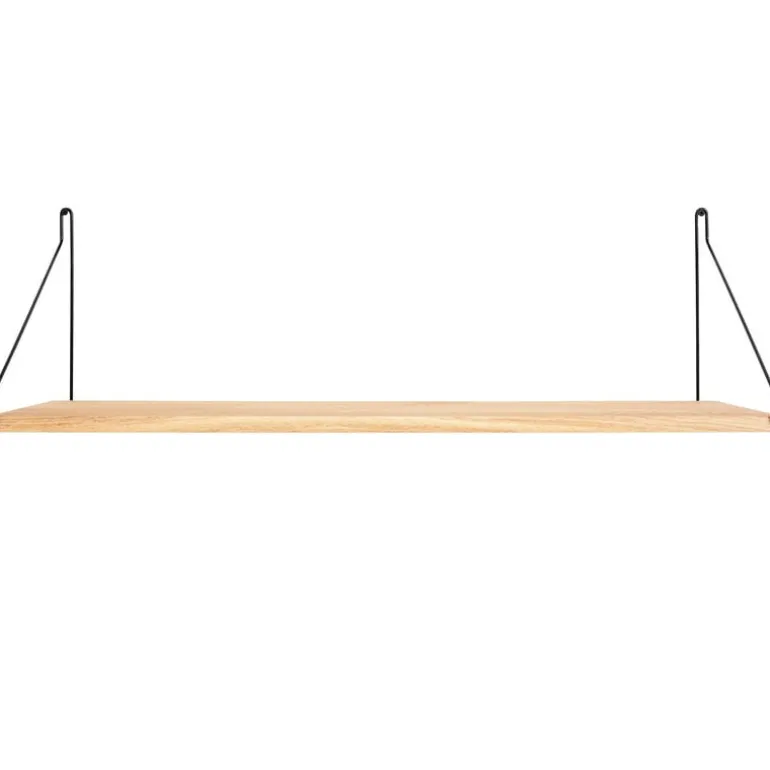 Frama D27 wall shelf, 80 cm, oak - black